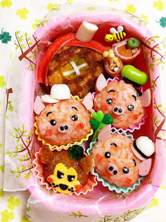 ☆3匹のコブタ ツムツム☆-レシピのメイン写真
