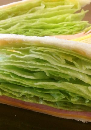 シャキシャキ☆レタスたっぷりサンドイッチ-レシピのメイン写真