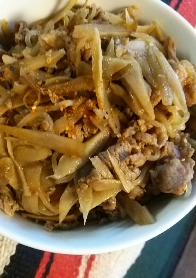 牛肉とごぼうの甘辛煮★-レシピのメイン写真