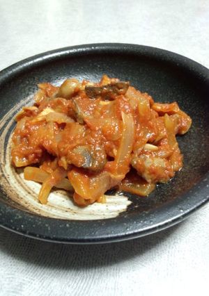 鶏レバーのトマト煮-レシピのメイン写真