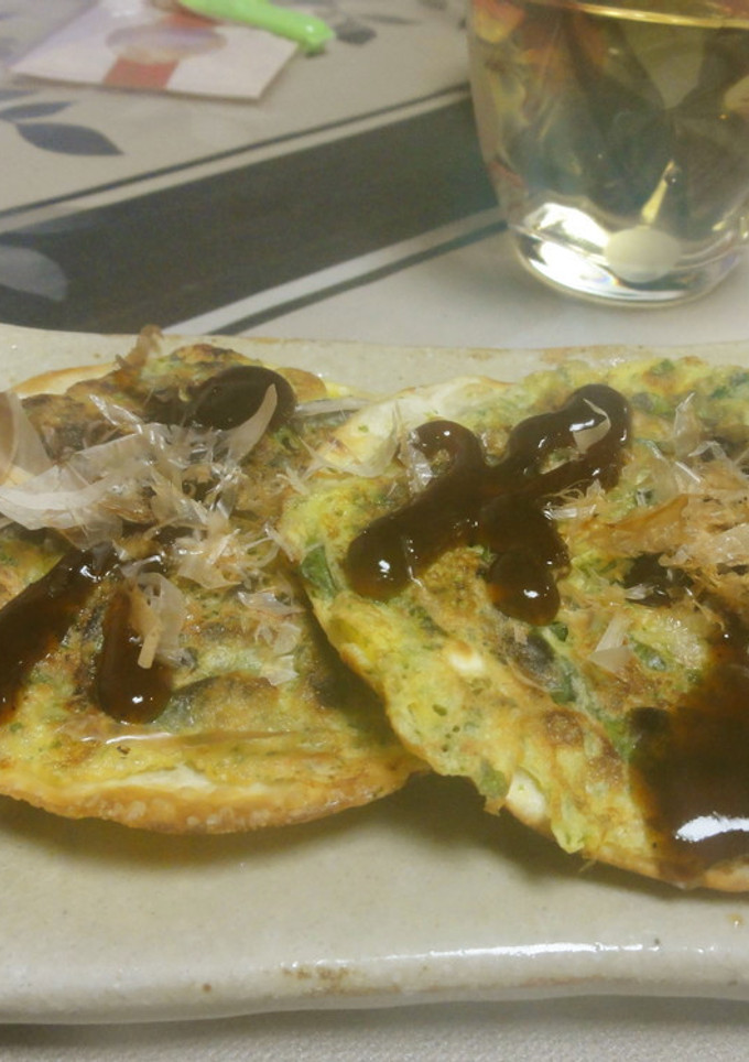 残った餃子の皮でねぎ焼風！！-レシピのメイン写真