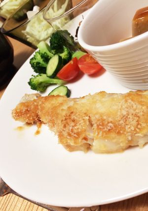 サクッふわっ♡タラのみそマヨパン粉焼き-レシピのメイン写真