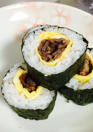 コストコのブルコギで韓国風 海苔巻き-レシピのメイン写真