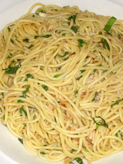 調味料見て!大葉紫蘇いっぱいのスパゲティ-レシピのメイン写真