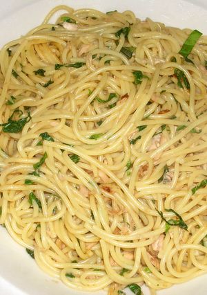 調味料見て！大葉紫蘇いっぱいのスパゲティ-レシピのメイン写真