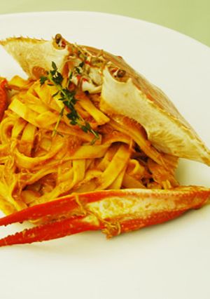 本格レシピ★渡り蟹のトマトクリームパスタ-レシピのメイン写真