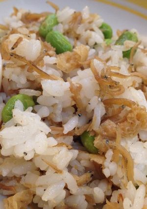 シラスと枝豆と油揚げ☆簡単混ぜごはん-レシピのメイン写真