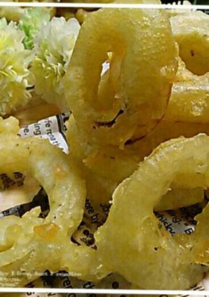 強力粉でカリサクが持続するオニオンリング-レシピのメイン写真