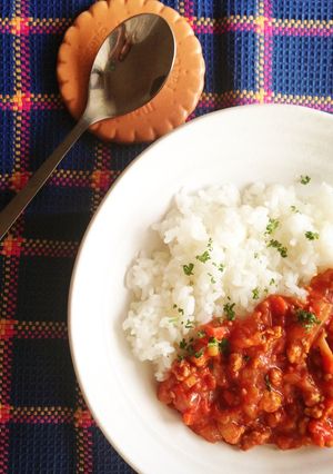 から揚げ粉deトマドライカレー♪-レシピのメイン写真