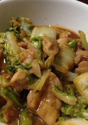 簡単☆鶏と白菜の味噌炒め-レシピのメイン写真
