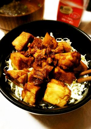 たけし丼(和風?蒸鶏丼)-レシピのメイン写真