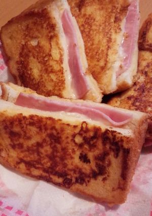 大好き♥食パンでクロックムッシュ風-レシピのメイン写真