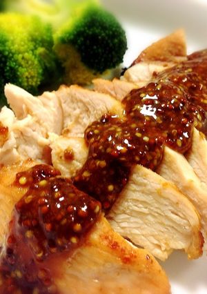 チキンステーキ万能粒マスタードソース-レシピのメイン写真