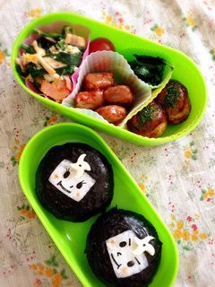 簡単キャラ弁☆忍者-レシピのメイン写真