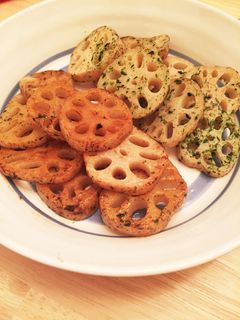 蓮根のバター焼き・青海苔と醤油で♡-レシピのメイン写真