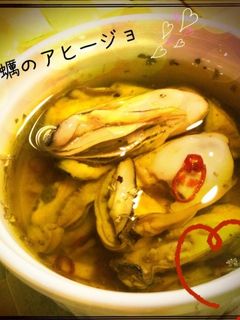 *簡単♡牡蠣のアヒージョ*-レシピのメイン写真