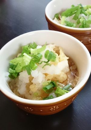 3分で♪揚げ玉×あったか豆腐-レシピのメイン写真