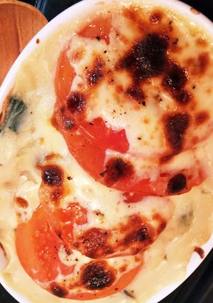 リメイク！余ったお好み焼き生地でグラタン-レシピのメイン写真