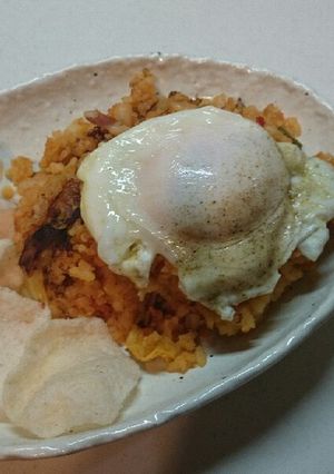 冷蔵庫にあるもので簡単お焦げのナシゴレン-レシピのメイン写真