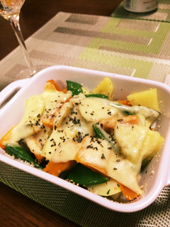 お野菜ゴロゴロ!かんたんチーズ焼き-レシピのメイン写真