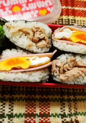 サンドイッチみたいな、おにぎりBENTO-レシピのメイン写真