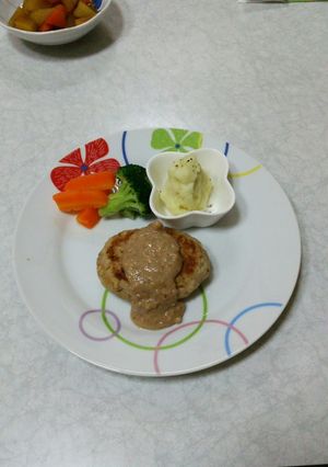 くるみととうふのハンバーグ-レシピのメイン写真