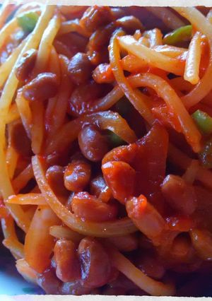 納豆ナポリタン-レシピのメイン写真