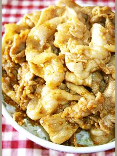 男のロマンだ!豚こま肉でうまいうまい豚丼-レシピのメイン写真