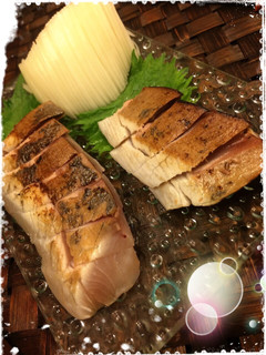 イナダの刺身・炙りネギポン酢-レシピのメイン写真