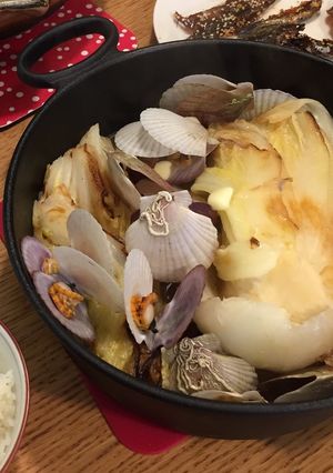 白菜の蒸し焼き #修羅場メシ-レシピのメイン写真