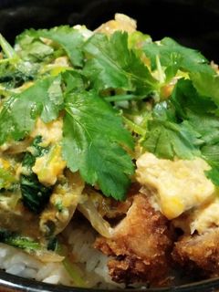 白ご飯がふっくら美味しい♪カツとじ丼-レシピのメイン写真