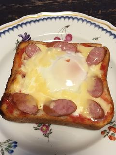 巣ごもり卵トースト-レシピのメイン写真