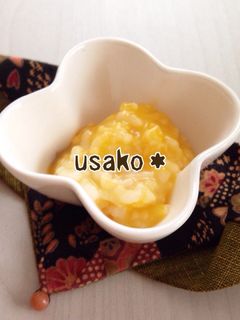 離乳食中期★きな粉と南瓜のおかゆ-レシピのメイン写真