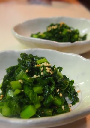 かぶの葉っぱで簡単に副菜＆おにぎり-レシピのメイン写真