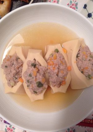 高野豆腐の肉詰め煮-レシピのメイン写真
