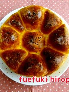 かぼちゃのお花ちぎりパン-レシピのメイン写真