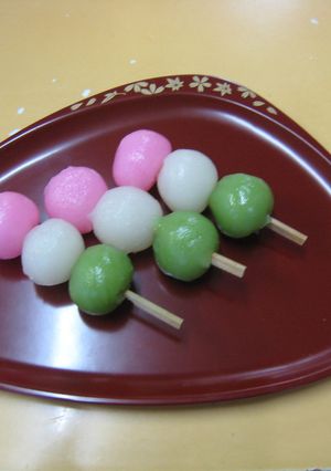 花見団子（電子レンジ）-レシピのメイン写真