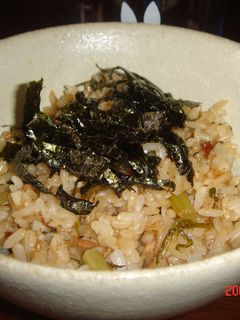 大根の葉っぱとツナ炒めで炒飯!!-レシピのメイン写真