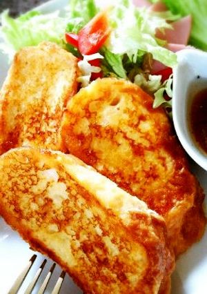 朝食・ランチにバゲットでフレンチトースト-レシピのメイン写真