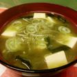 青汁入り味噌汁♪