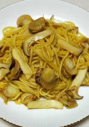 ホタテとエリンギの焦がしバター醤油パスタ-レシピのメイン写真