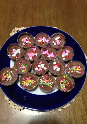 湯煎いらず！レンジで作るチョコレート♩-レシピのメイン写真