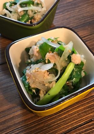 簡単おつまみ♡ツナとニラの白だし和え-レシピのメイン写真