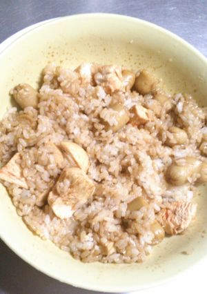 チキンウインナーソースご飯-レシピのメイン写真