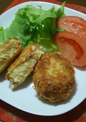 野菜たっぷり★絶品・蟹クリームコロッケ-レシピのメイン写真
