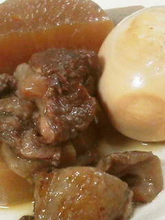 圧力鍋で☆牛すじとコンニャクの煮もの-レシピのメイン写真