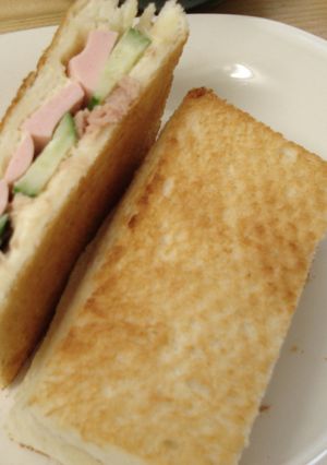 冷蔵庫の余り物でホットサンド-レシピのメイン写真