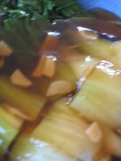 チンゲン菜の生姜あんかけ-レシピのメイン写真