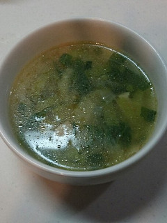 チンゲン菜とベーコンの中華スープ-レシピのメイン写真