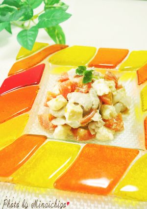 豚肉とクリチの冷しゃぶ和え-レシピのメイン写真